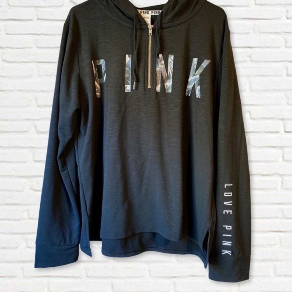 Lightweight VS PINK Hoodie (BLACK)